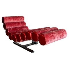Chaise longue à bascule Marzio Cecchi, 1975
