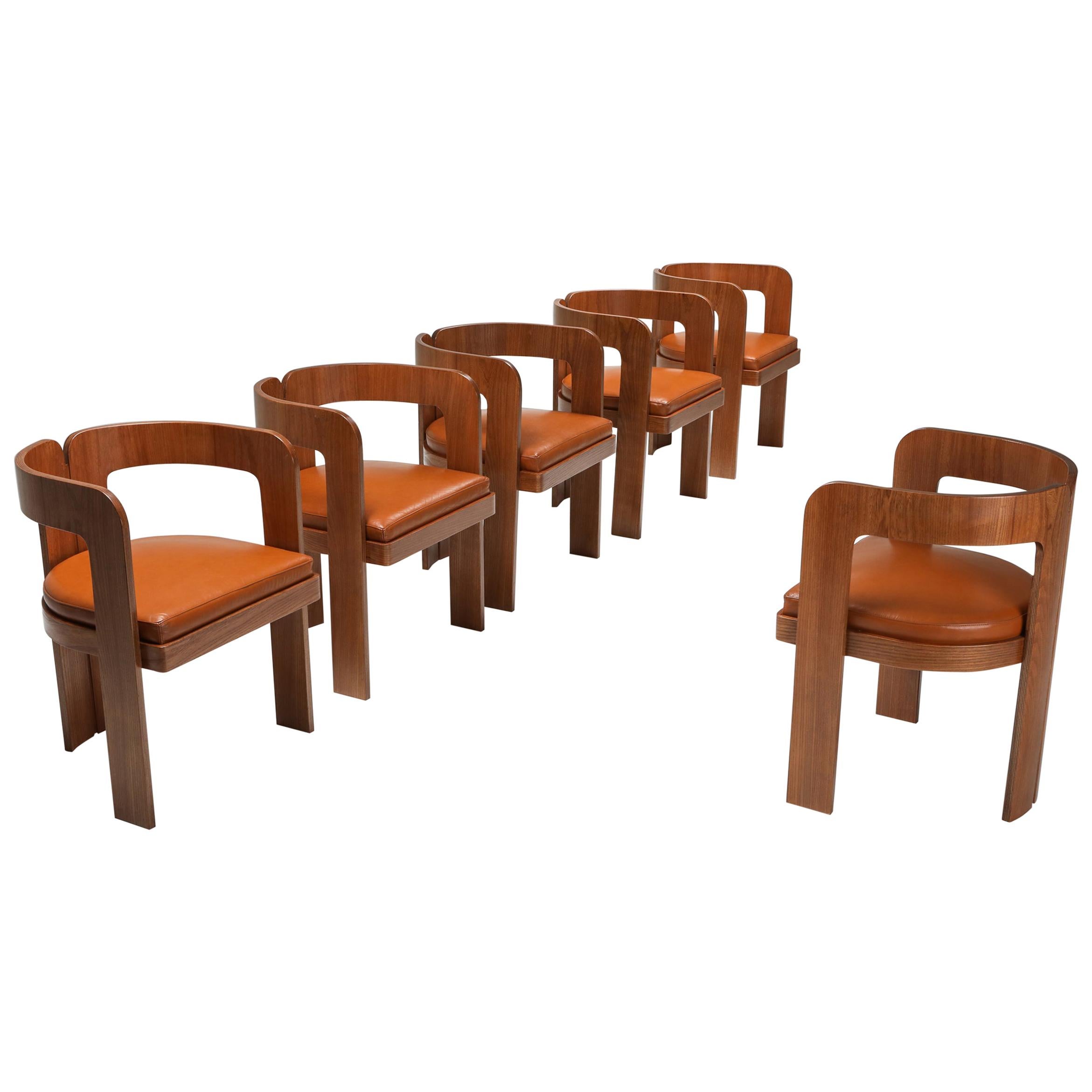 Marzio Cecchi Dining Chairs, Set of Six