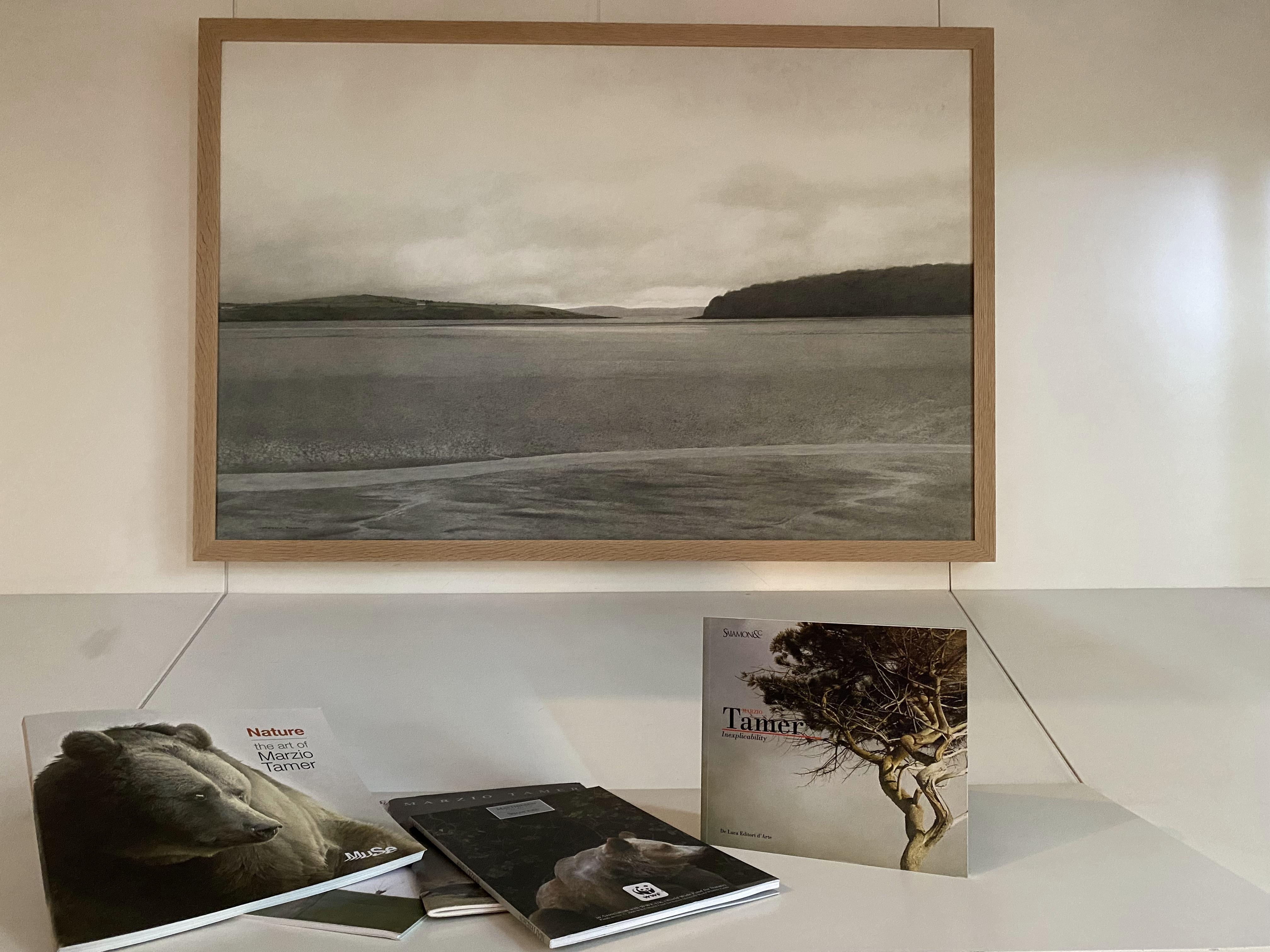 Paysage irlandais, Mou et ciel, aquarelle réalisée par le peintre réaliste Marzio Tamer 6