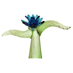 Marzotto Marta design Formia Venice 90s, succulent plant glass limited edition