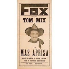 Mas Aprisas 1920s Argentine Film Poster