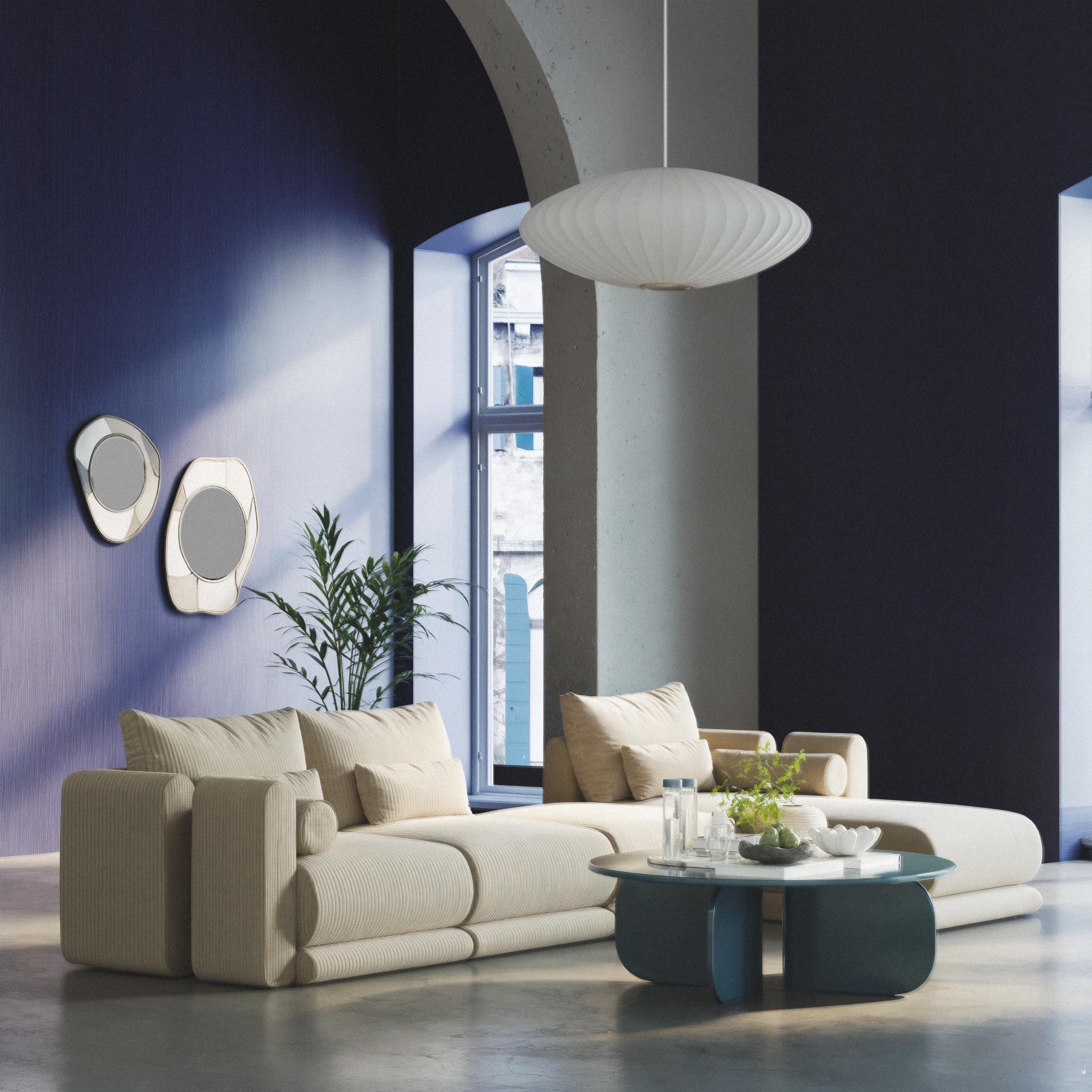 Mesa de centro Mas Azul índigo lacado brillante by Hermhaus en Nuevo estado para la venta en istanbul, TR