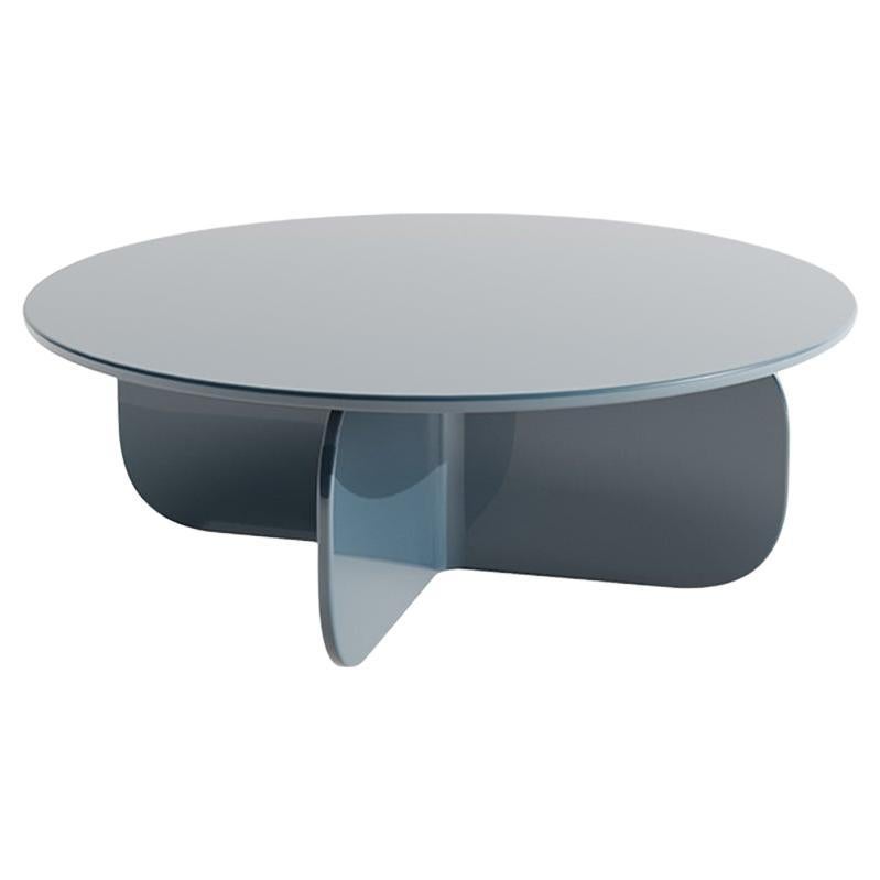 Mas Couchtisch Indigoblau glänzend lackiert von Hermhaus