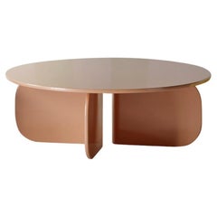 Mas Coffee Table Orange Glossy Lacquered by Hermhaus