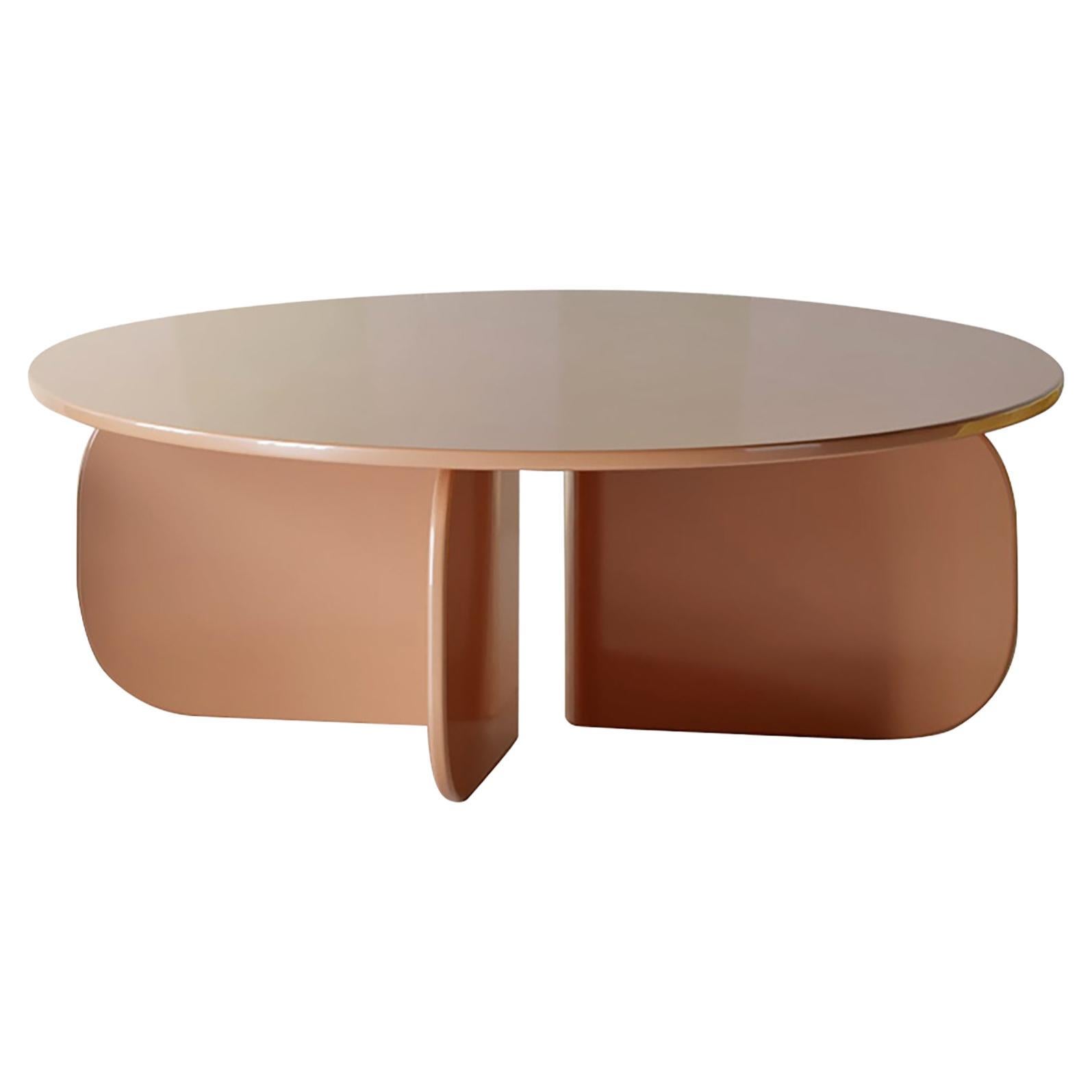 Mesa de centro Mas naranja lacado brillante by Hermhaus en venta