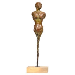 Masai Girl - African Bronze Sculpture