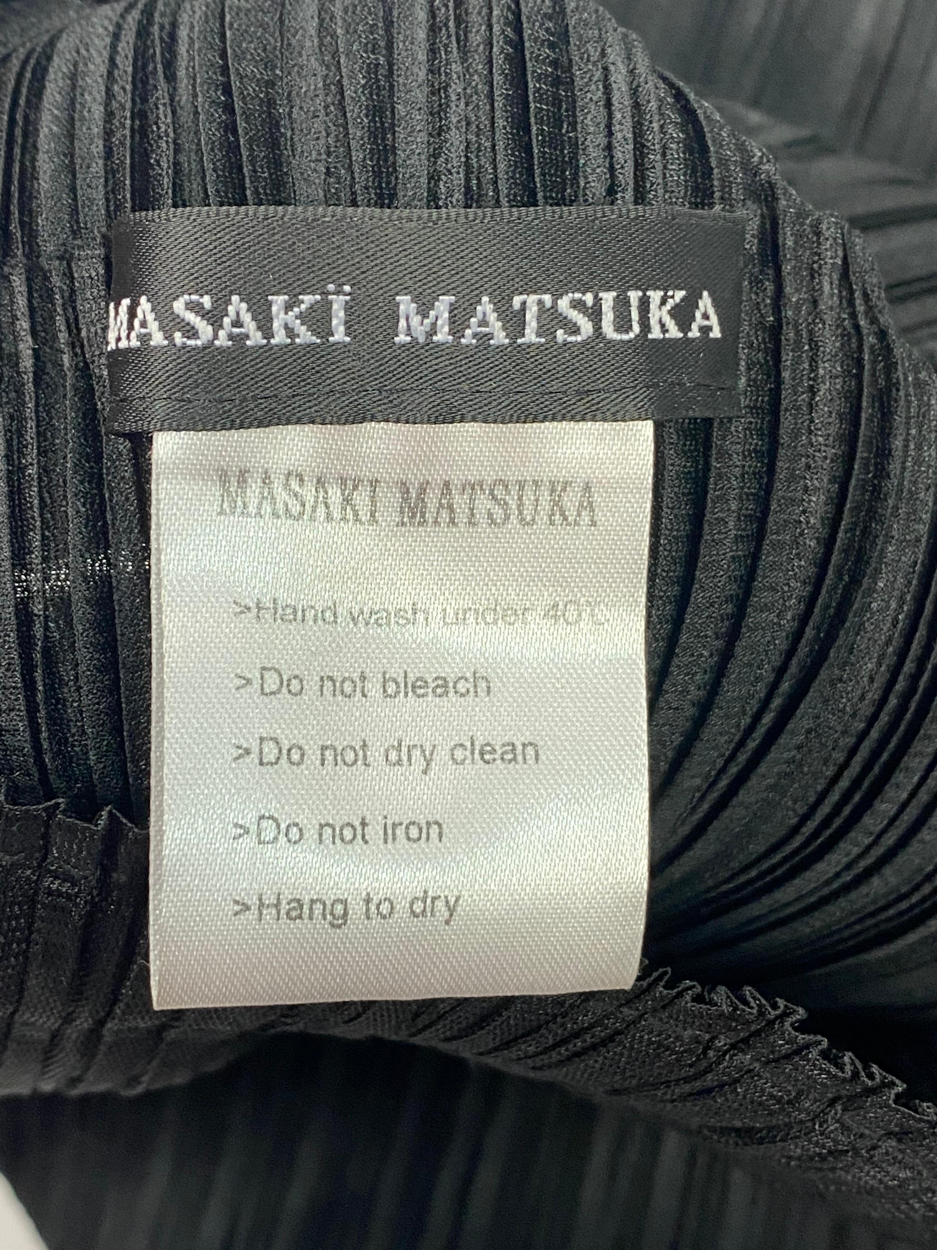 Noir Masaki Matsuka - Pantalon court plissé noir en vente
