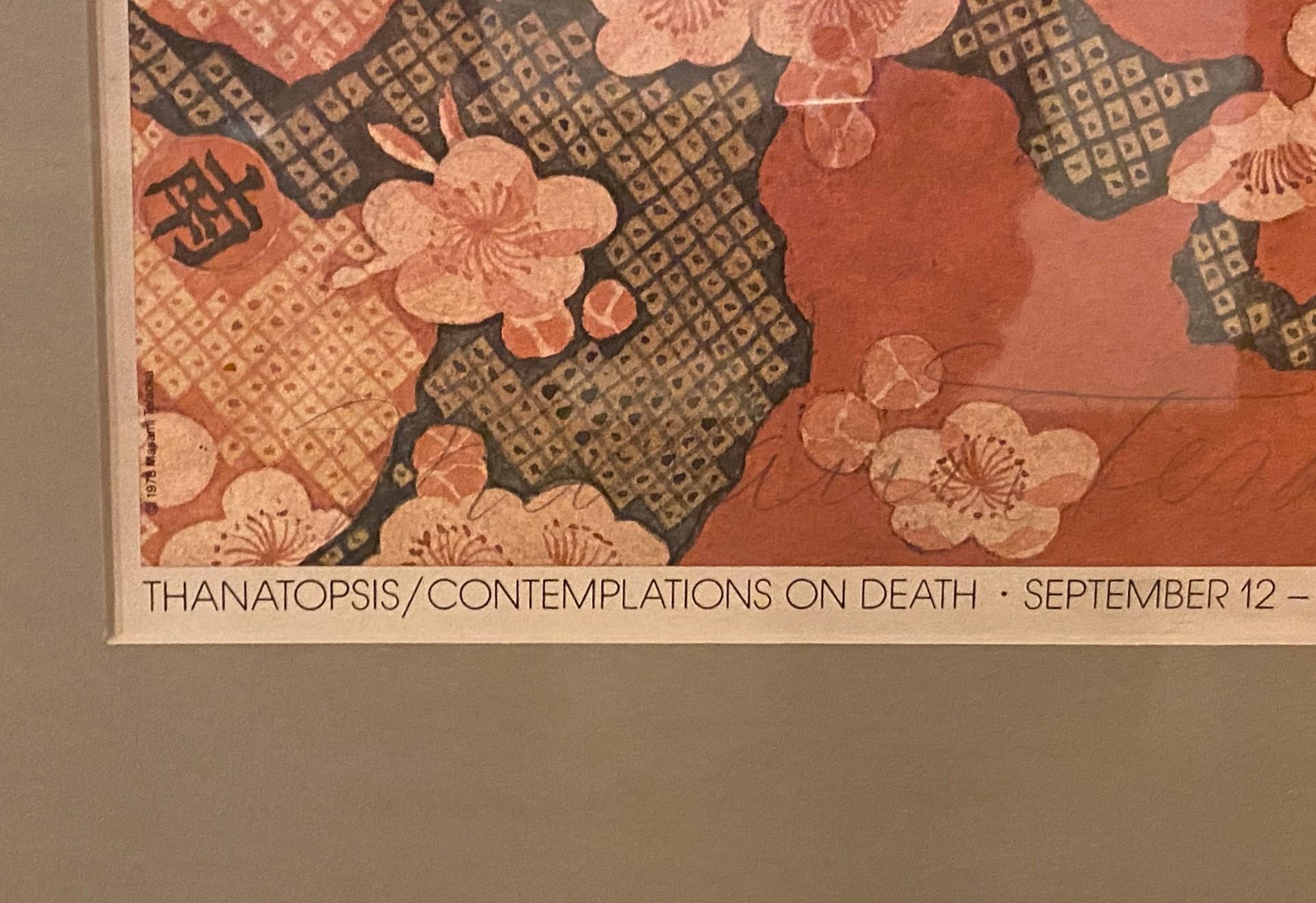 Masami Teraoka, litografia da esposizione firmata in edizione limitata Monaco Zen su balena in vendita 8