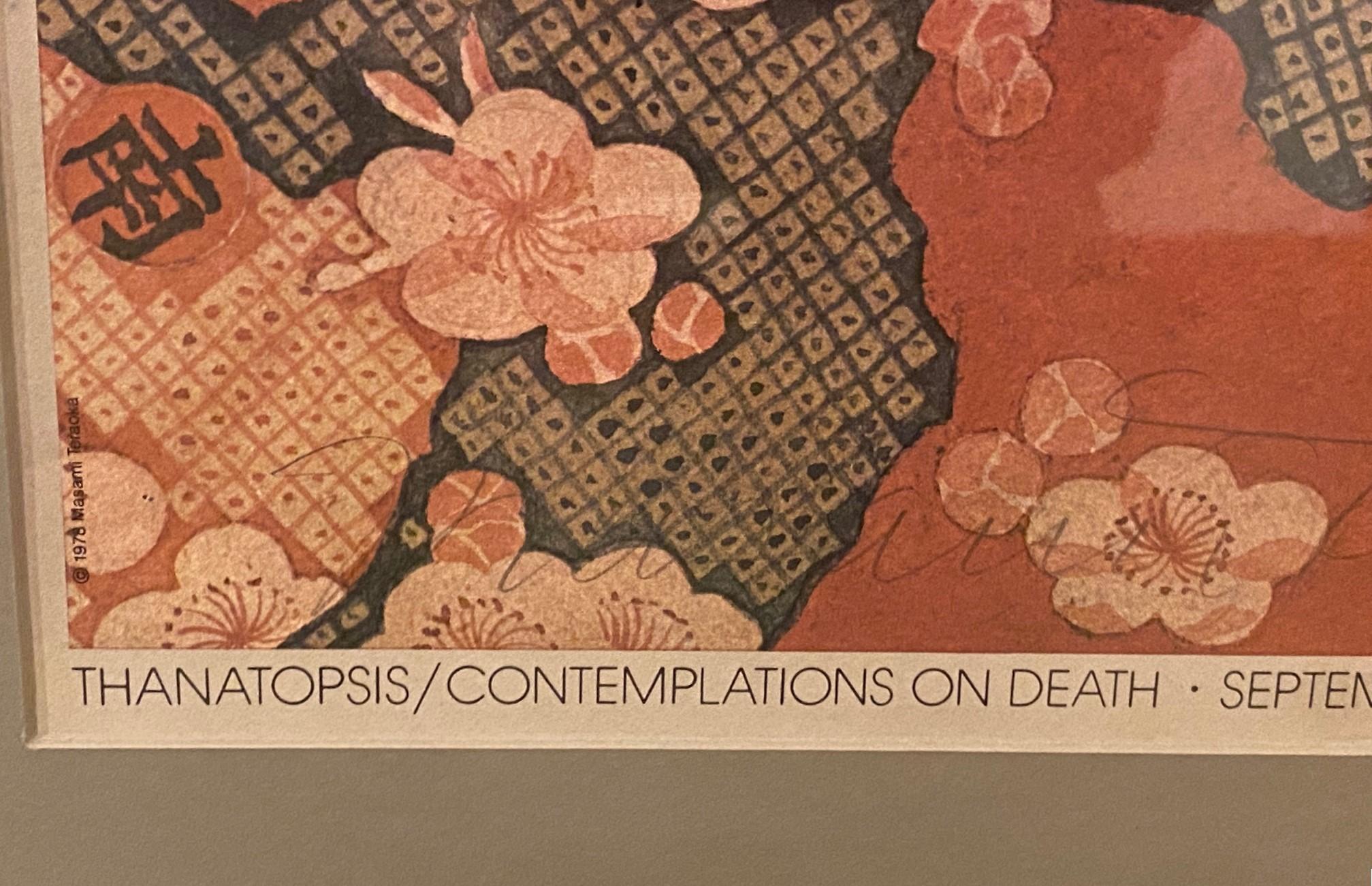 Masami Teraoka, litografia da esposizione firmata in edizione limitata Monaco Zen su balena in vendita 9