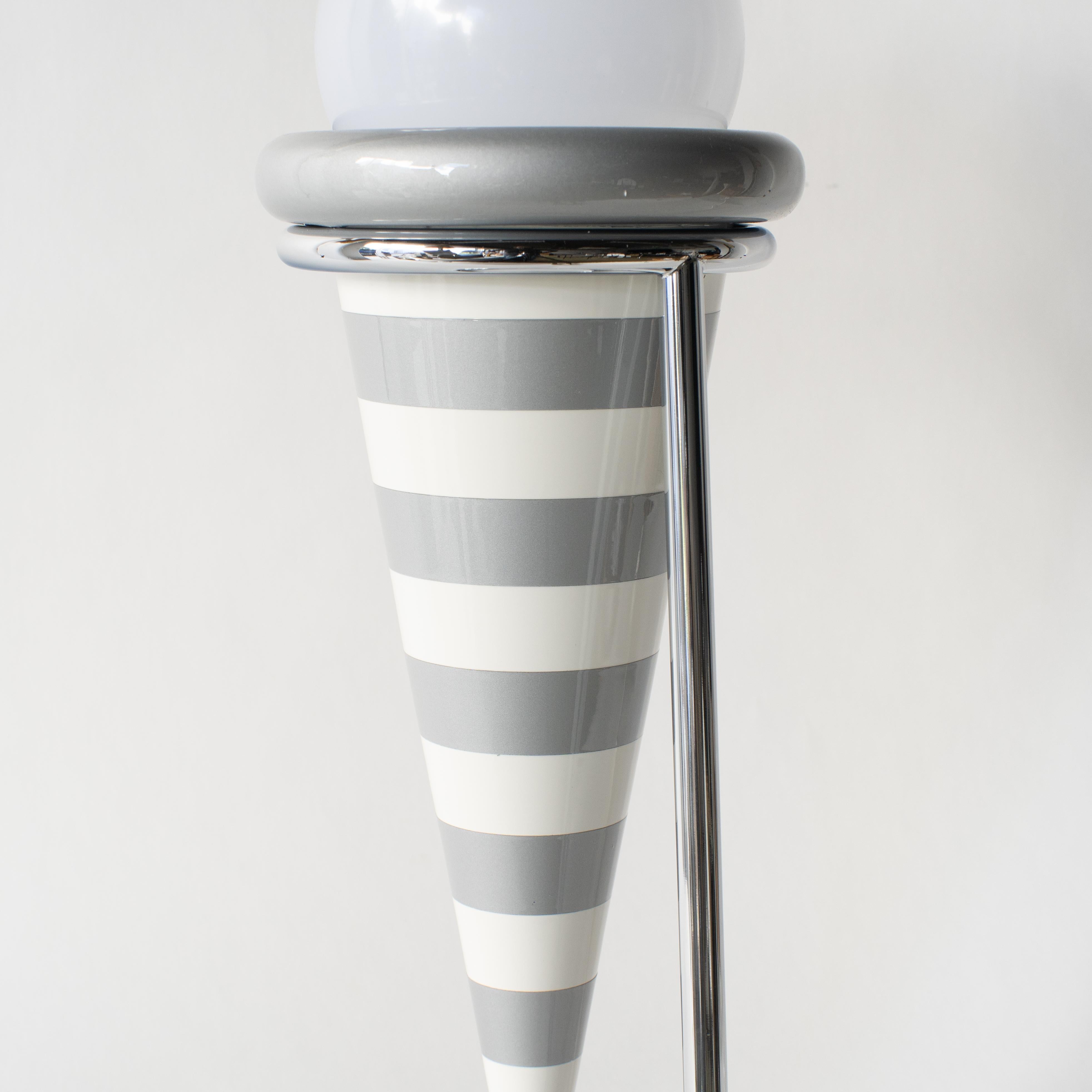 Stainless Steel Masanori Umeda Gelato Table Lamp Memphis Milano Postmodern