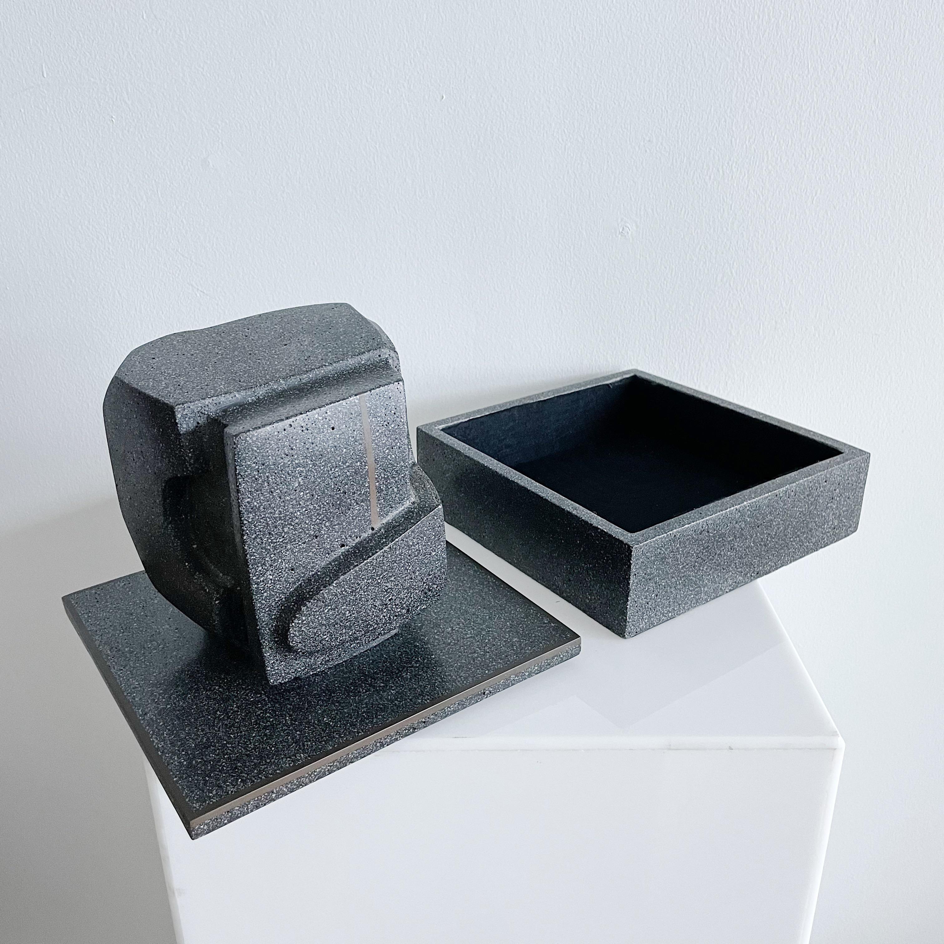 20th Century Masatoya Kishi 'Kuki' Composition Organic Modern Sculptural Box Signed