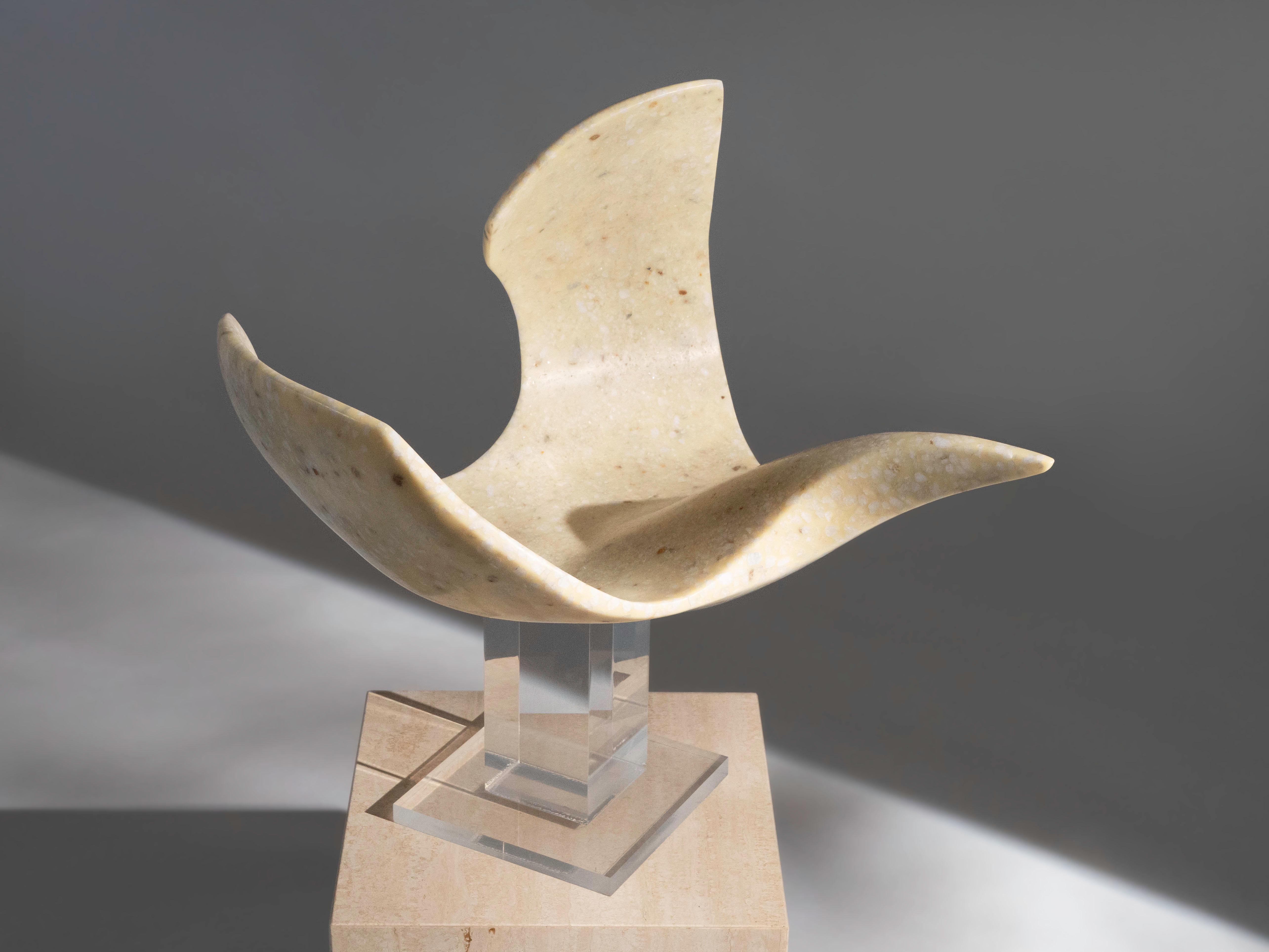 Masatoyo Kuki Kishi Abstract Modernist Bird Sculpture, 1970's For Sale 4