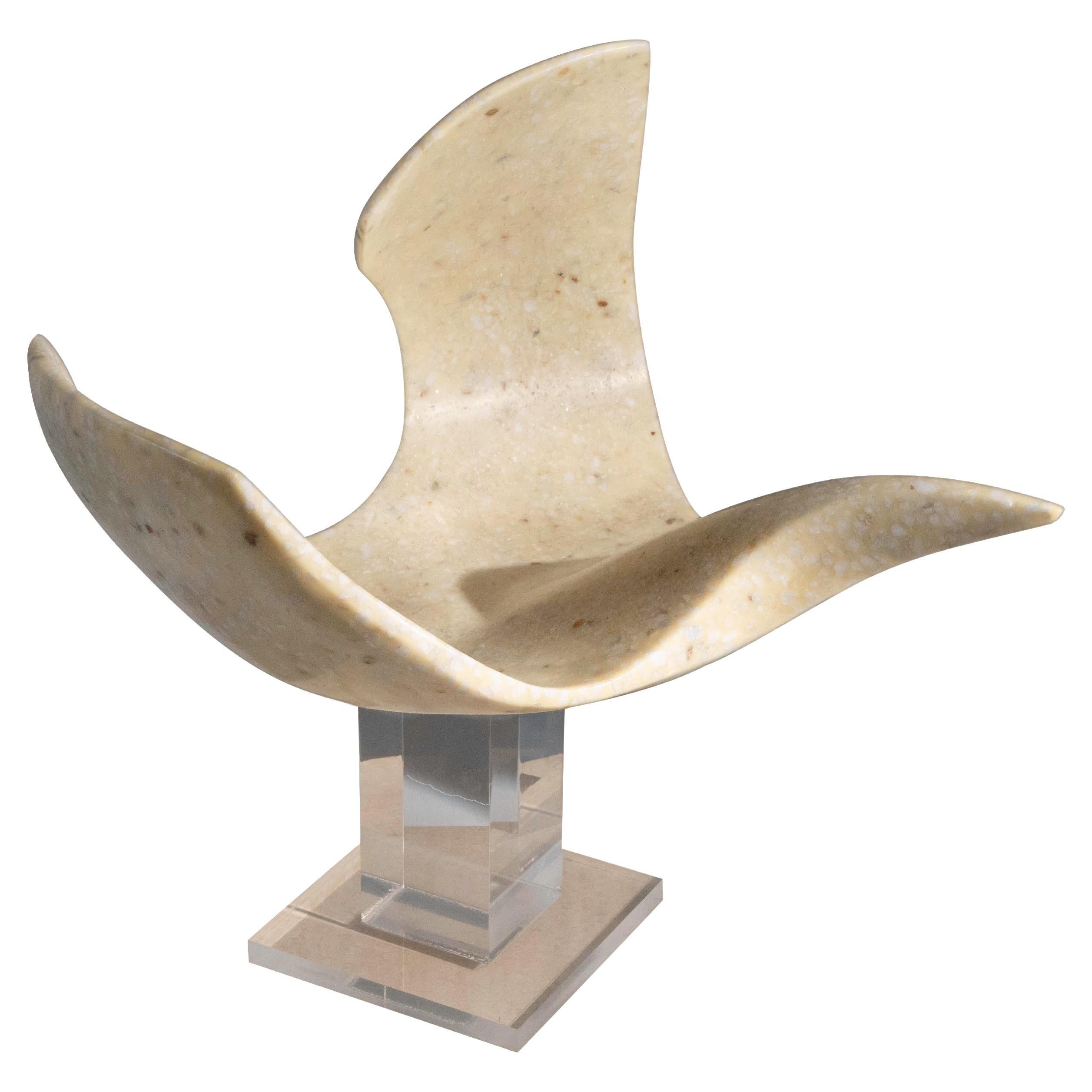 Masatoyo Kuki Kishi Abstract Modernist Bird Sculpture, 1970's