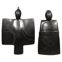 Masatoyo "Kuki" Kishi Limited Edition Cast Stone Sculptures