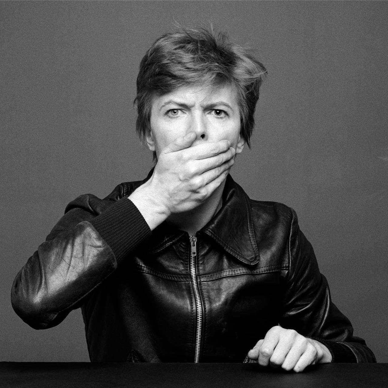 Masayoshi Sukita Portrait Photograph - David Bowie 1977 Heroes session – Speak No Evil