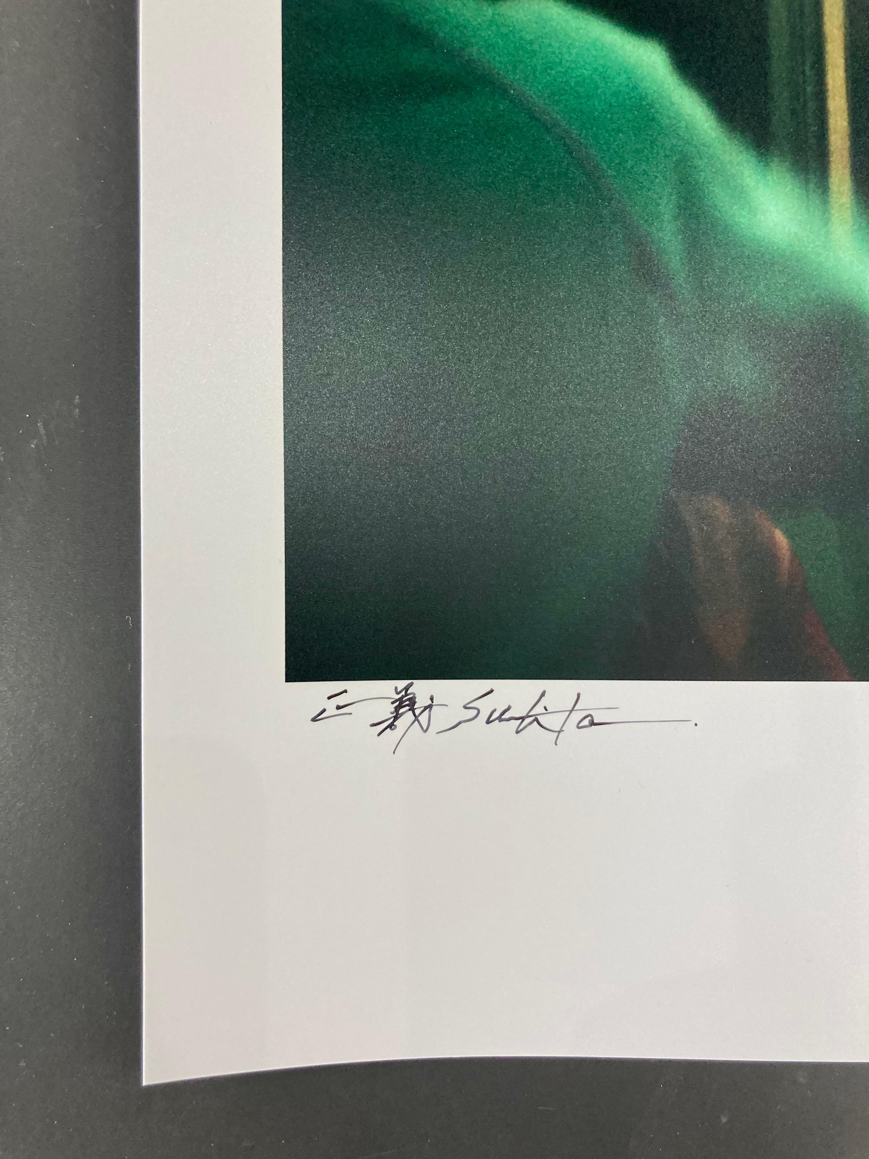 David Bowie „A Day in Kyoto 2 – Hankyu Train“ von Sukita (Schwarz), Portrait Photograph, von Masayoshi Sukita