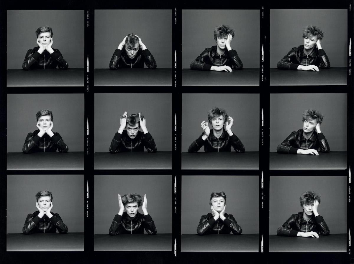 David Bowie "Heroes To Come" Heroes Contact Sheet 1977 by Sukita