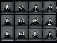 David Bowie "Heroes To Come" Heroes Contact Sheet 1977 by Sukita