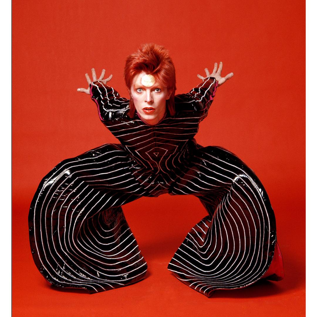 Masayoshi Sukita Color Photograph - David Bowie "Watch That Man IV" by Sukita framed 30x30” signed limited edition