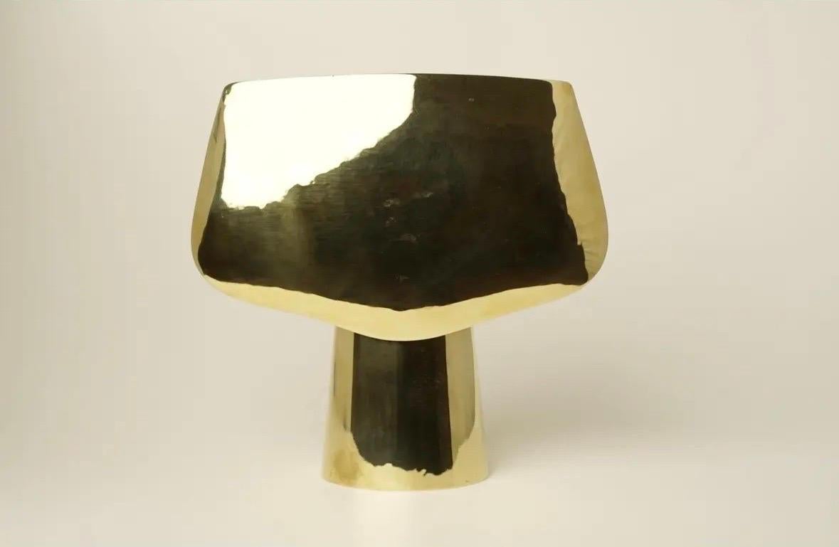 Mid-Century Modern “Máscara de Niño” Brass Head Sculpture by Joaquin Tinta For Sale