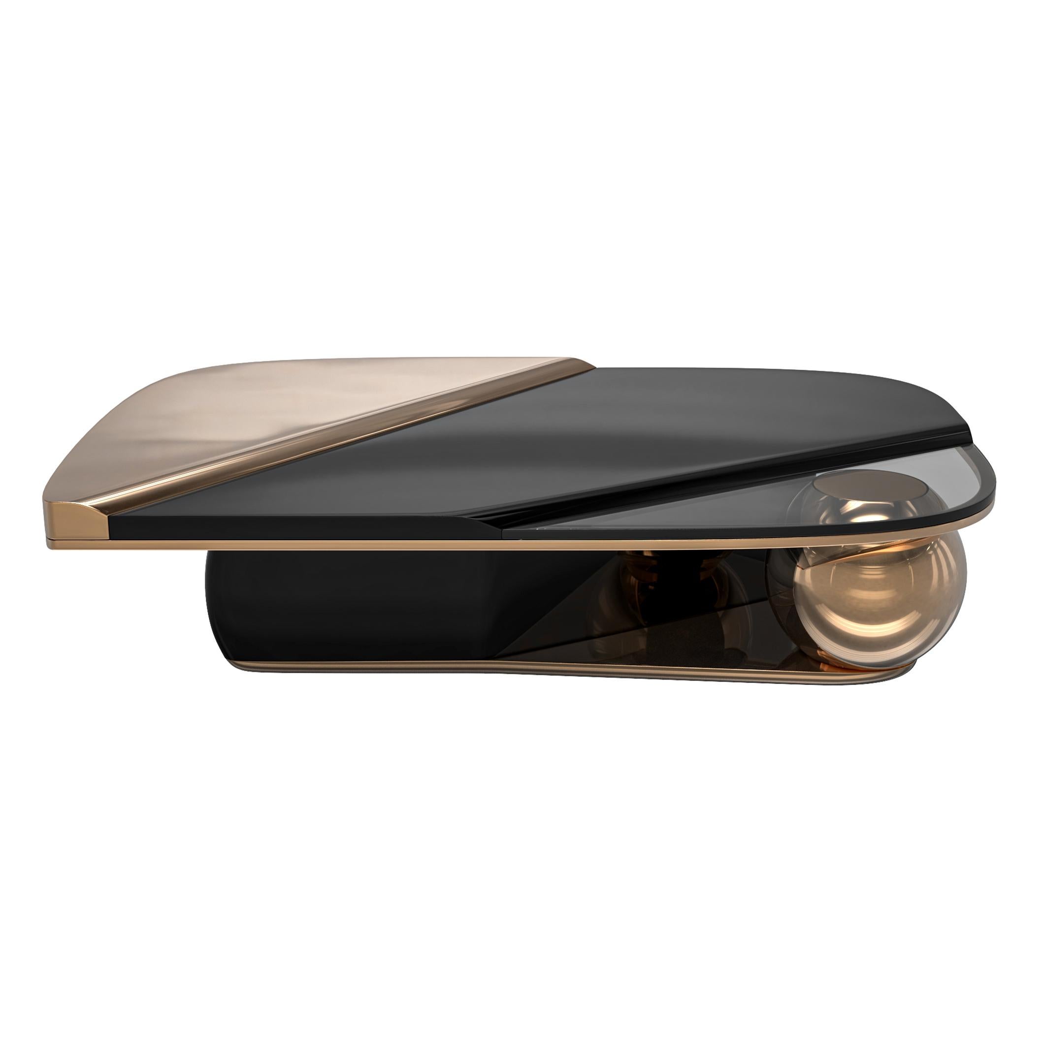 Fait main Table basse Maschera en bronze, acier inoxydable, faite à la main, Istanbul en vente