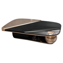 Table basse Maschera en bronze, acier inoxydable, faite à la main, Istanbul