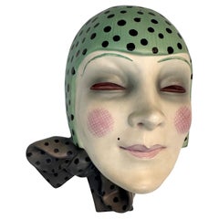 „Maschera con Nodo“ Lenci-Wandmaske, Elena Konig Scavini, Elena Konig