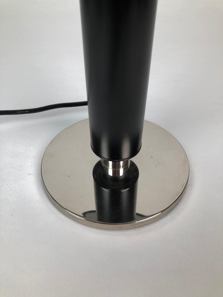 Masculine Black Table Lamp from J. T. Kalmar For Sale at 1stDibs