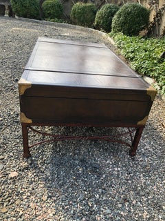 Masculine Handsome and Rich Ralph Lauren Style Trunk Coffee Table