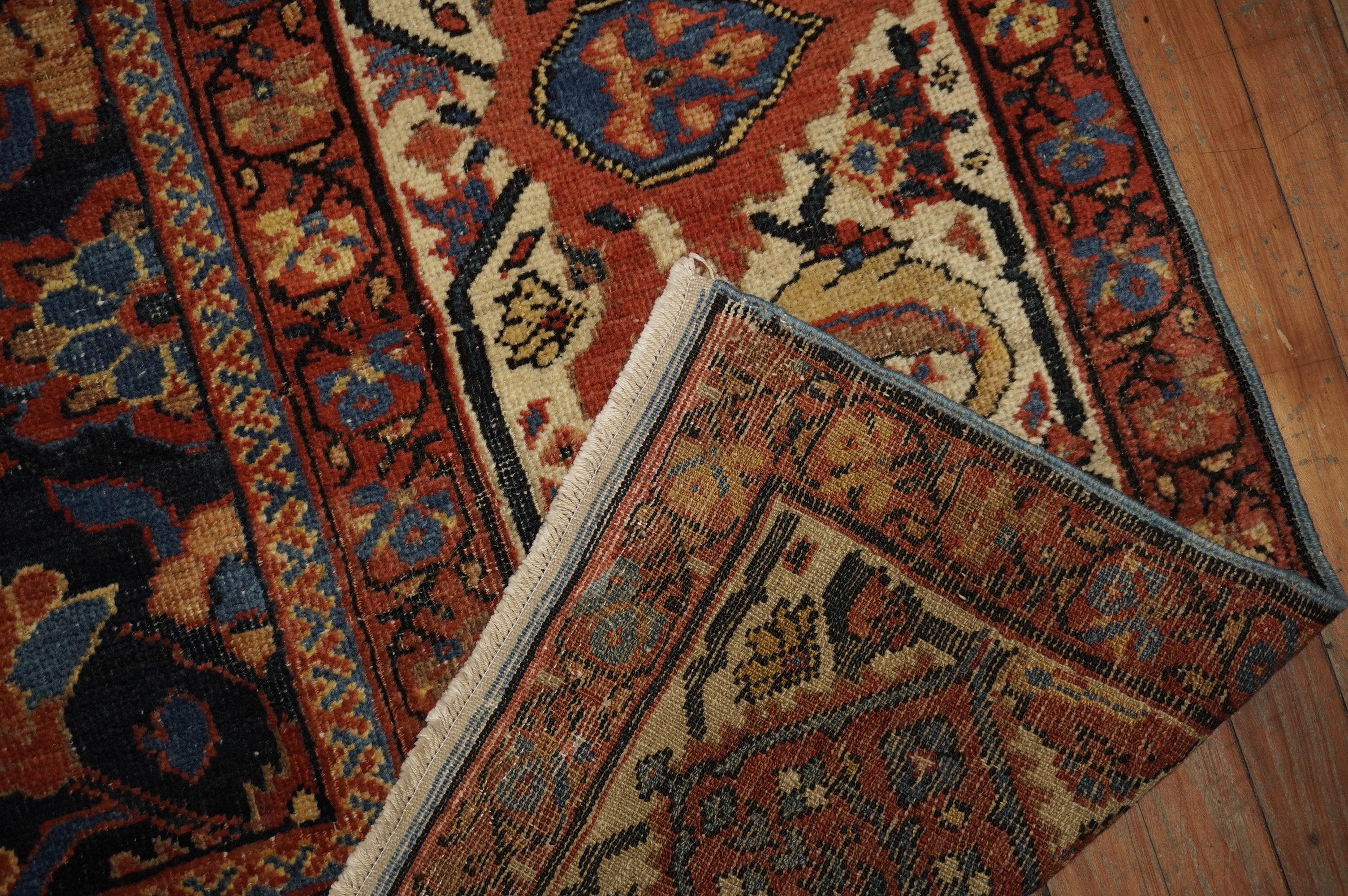Masculine Large Antique Persian Mahal Sultanabad Rug, Early 20th Century For Sale 3