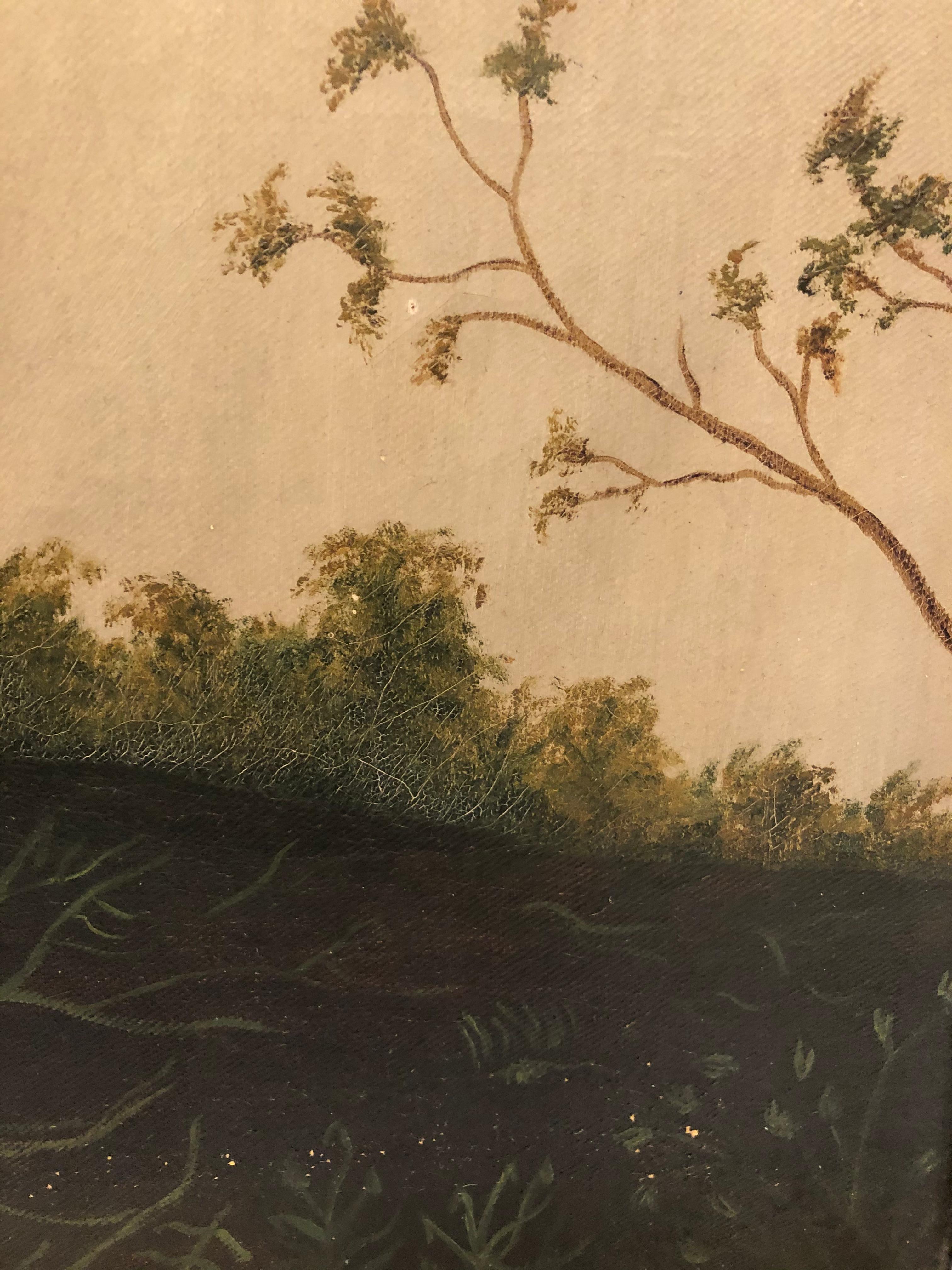 Masculine Moody, Originales Gemälde eines stolzen Hirsches aus dem 19. Jahrhundert im Angebot 4