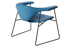 Masculo Lounge Chair, Sledge Base