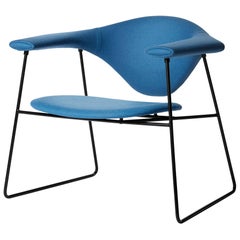 Masculo Lounge Chair, Sledge Base
