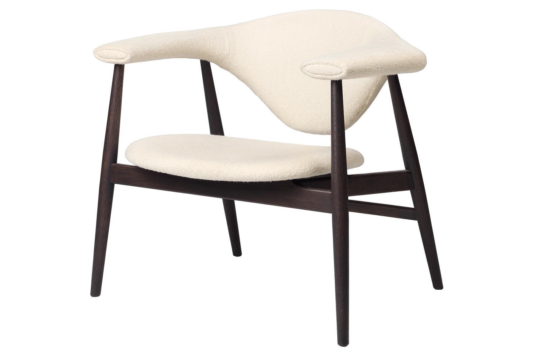 Danish Masculo Lounge Chair, Walnut Base For Sale