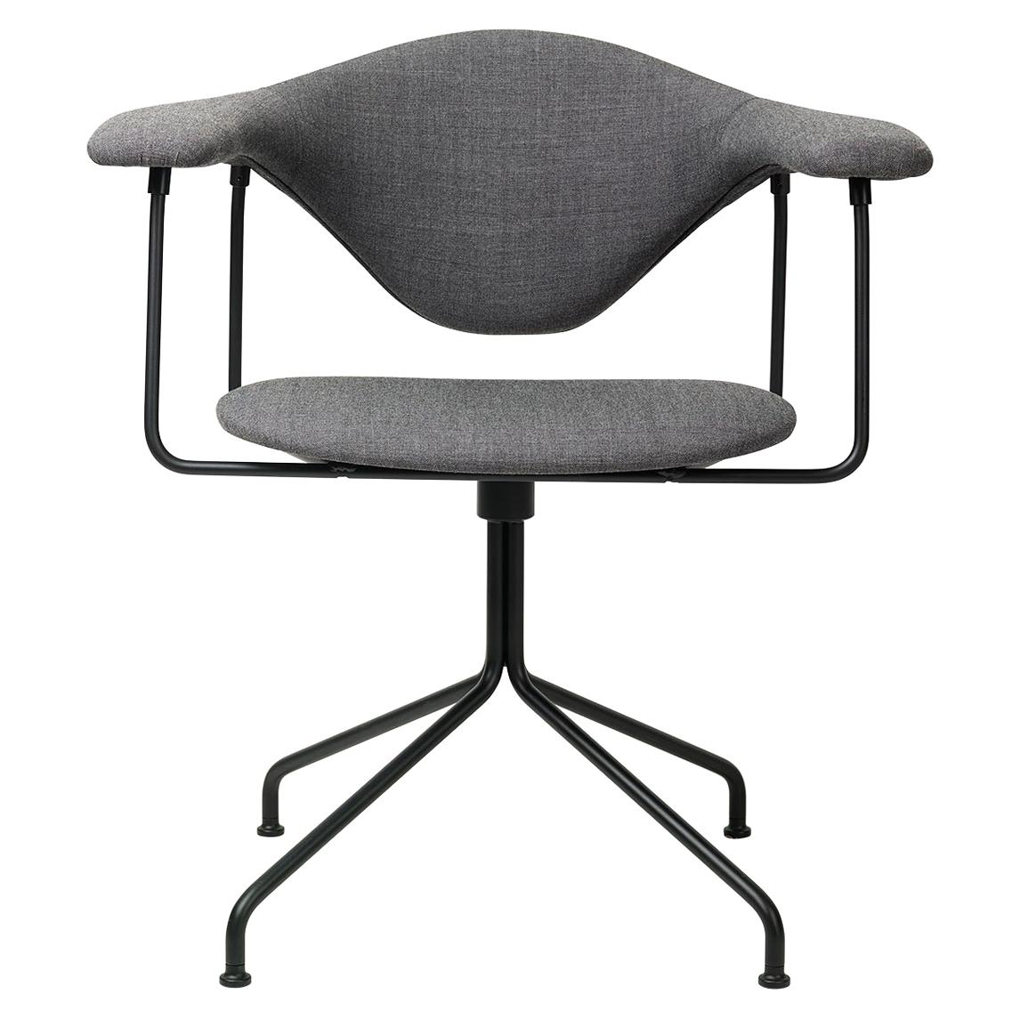 Masculo Meeting Chair, Fully Upholstered, Swivel Base For Sale