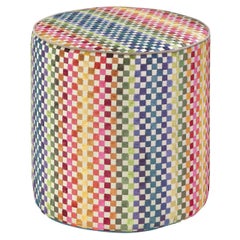 Maseko Multicolor cylinder pouf #1