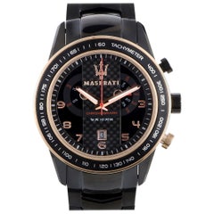 Maserati Corsa Black Stainless Steel Watch R8873610002