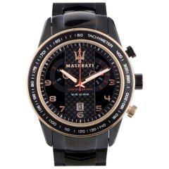 Maserati Corsa Black Stainless Steel Watch R8873610002