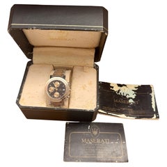 Maserati Neptune Chronograph Automatic Gold Plated Stainless-steel Black Dial B