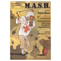 "MASH" 1970 Polish B1 Film Poster