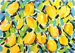 Masha Potapenkova, Lemons, 2018, oil on canvas, 70 x 90 cm 