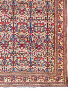Antique Oversized Persian Mashad Carpet, c. 1900