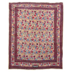 Ancien tapis persan Mashad, 19ème siècle