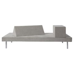 Arquitectura-G, Masheb Sofa, Grey Alcantara, Modular, Customizable, Contemporary
