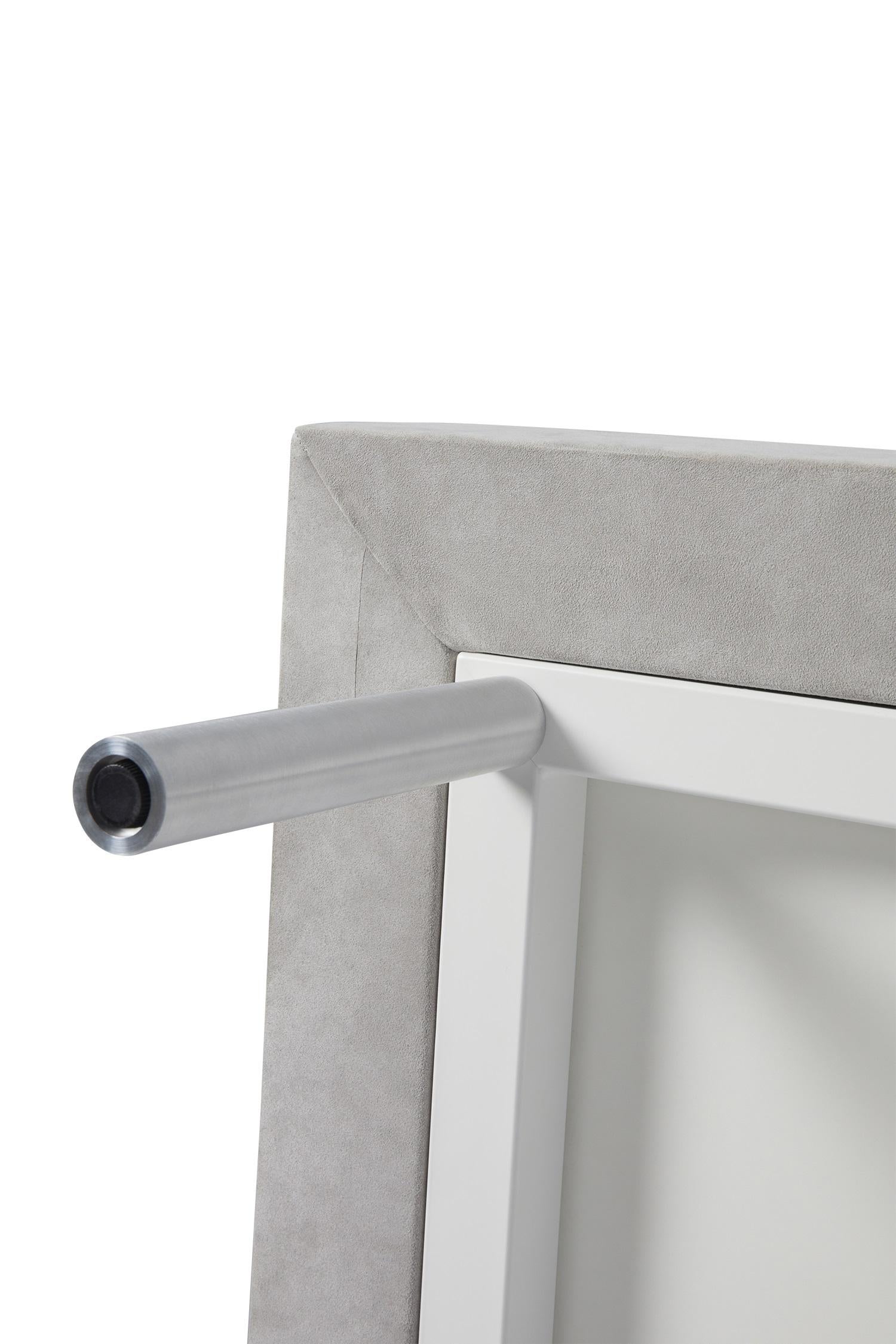 Masheb Sofa, Arquitectura-G, Grau Alcantara, Modular, Anpassbar, Zeitgenössisch (Spanisch) im Angebot