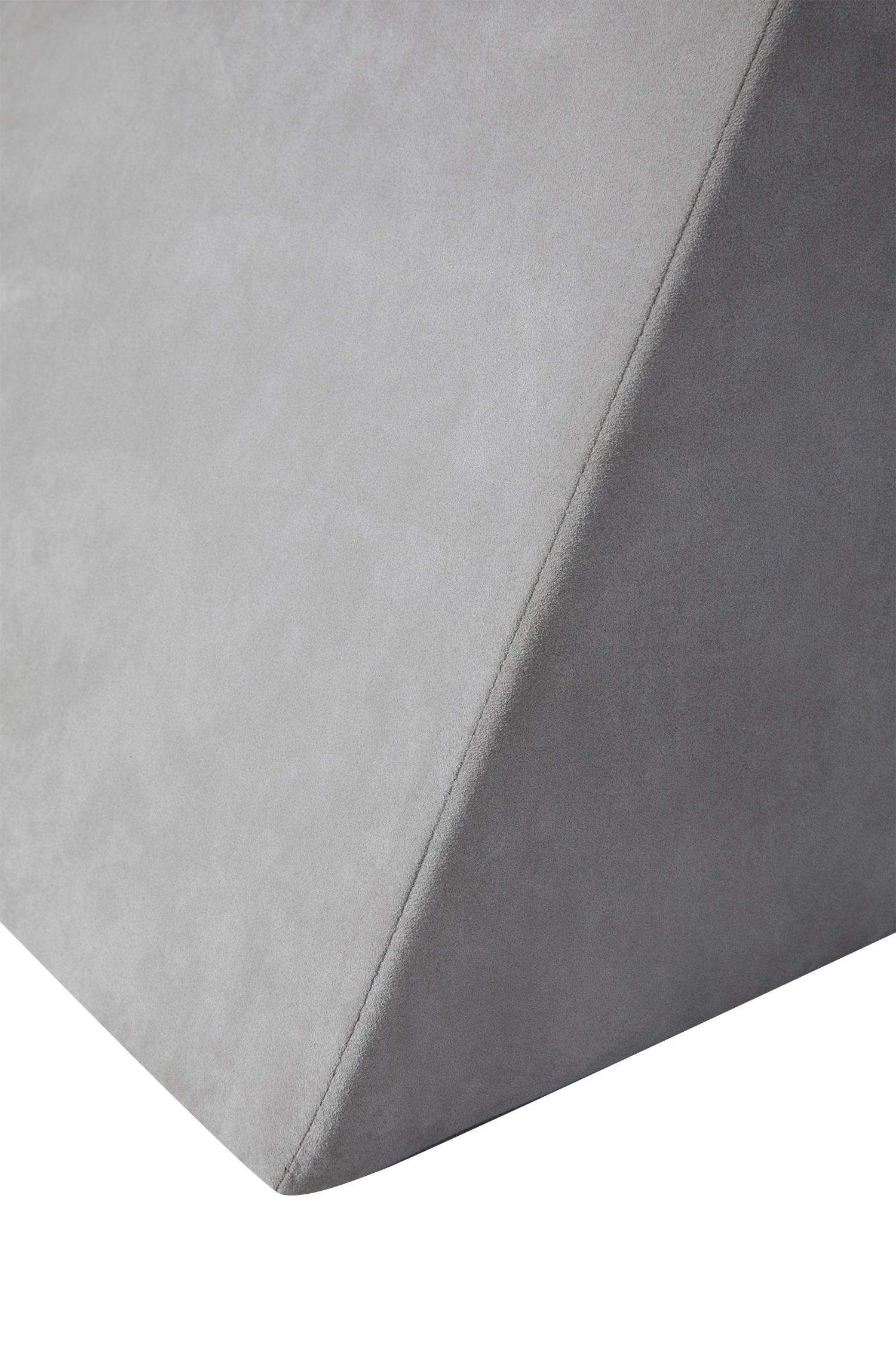 Masheb Sofa, Arquitectura-G, Grau Alcantara, Modular, Anpassbar, Zeitgenössisch (21. Jahrhundert und zeitgenössisch) im Angebot