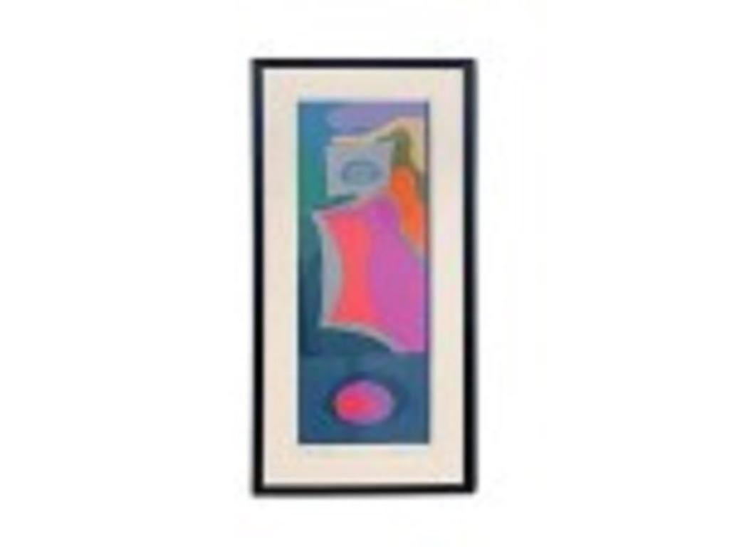 Japanese Abstract Expressionist Serigraph, Signed & Numbered, (MASHIKO)