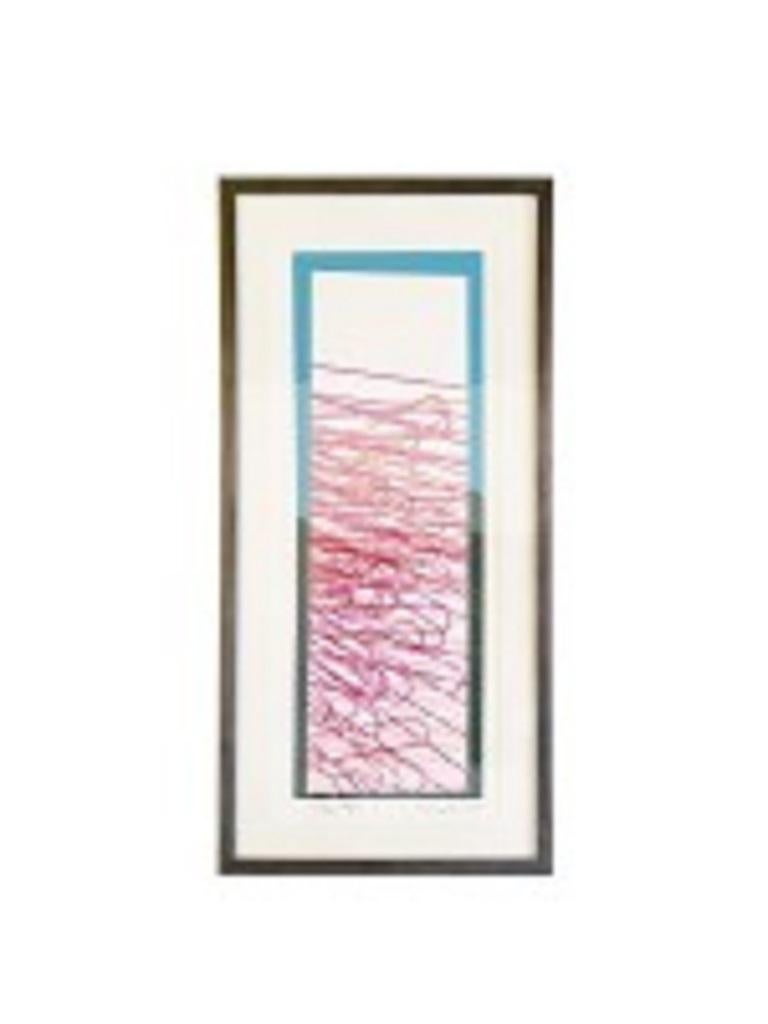 Japonais Serigraphie expressionniste abstraite japonaise Mashiko, intitulée n°88 en vente