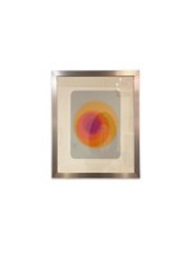 Anglo-Japanese Mashiko Japanese Abstract Expressionist Serigraph, Untitled For Sale