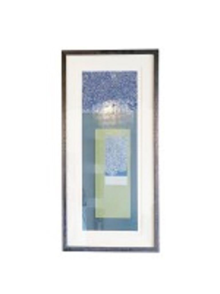 Anglo-Japanese Mashiko Japanese Abstract Expressionist Serigraph, Untitled For Sale